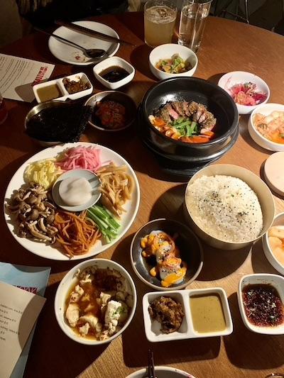 gimbap spread