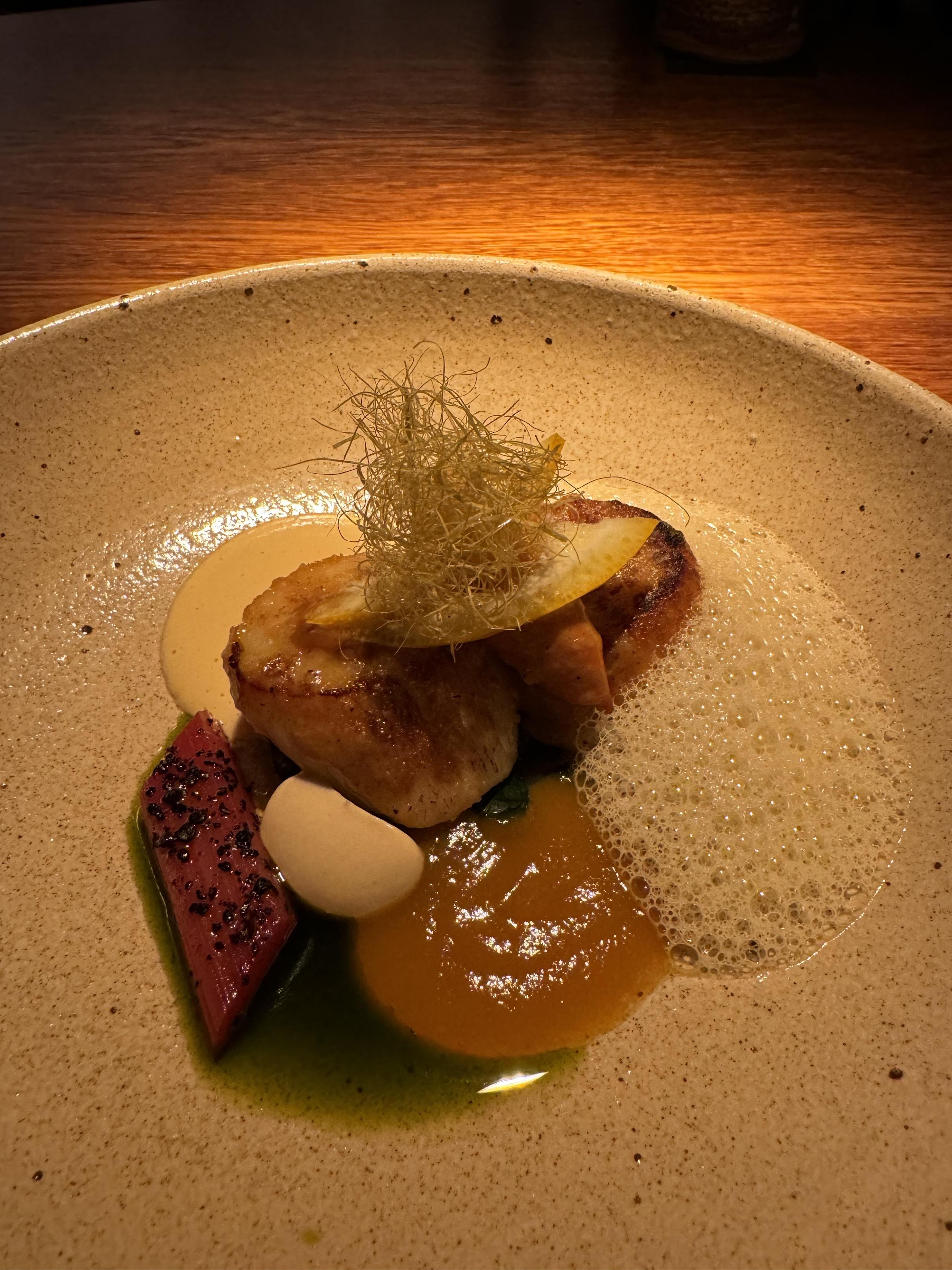 Scallops with Marsala and Kombu