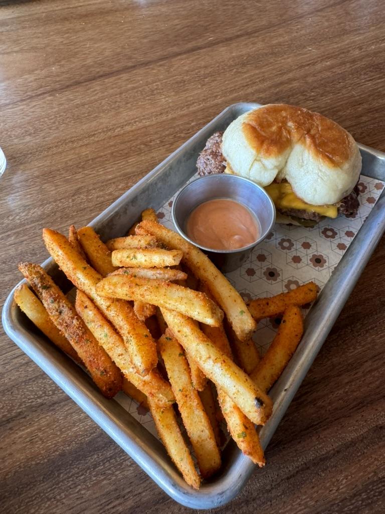 Burger and Fries