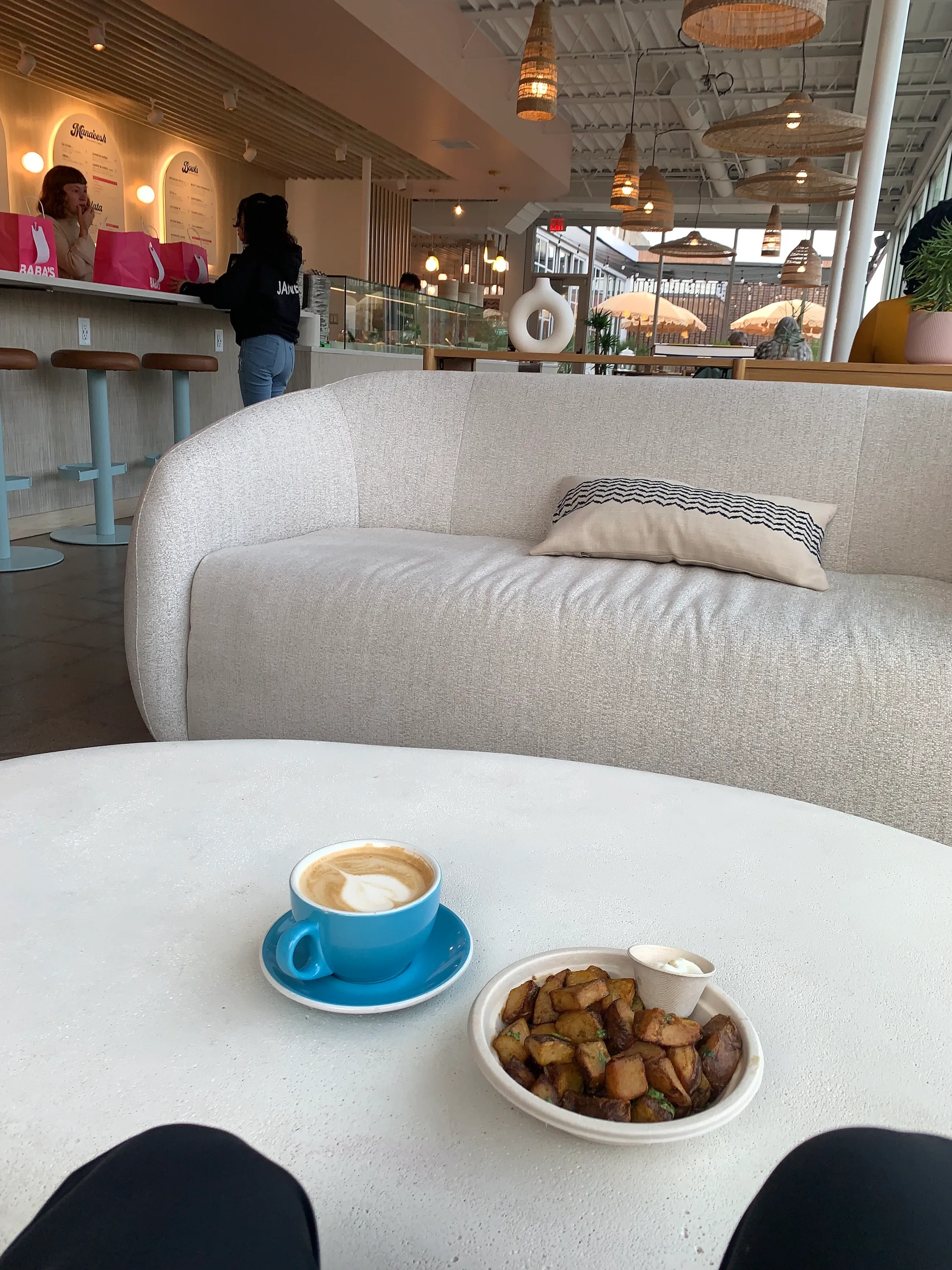 Coffee at Baba Hummus