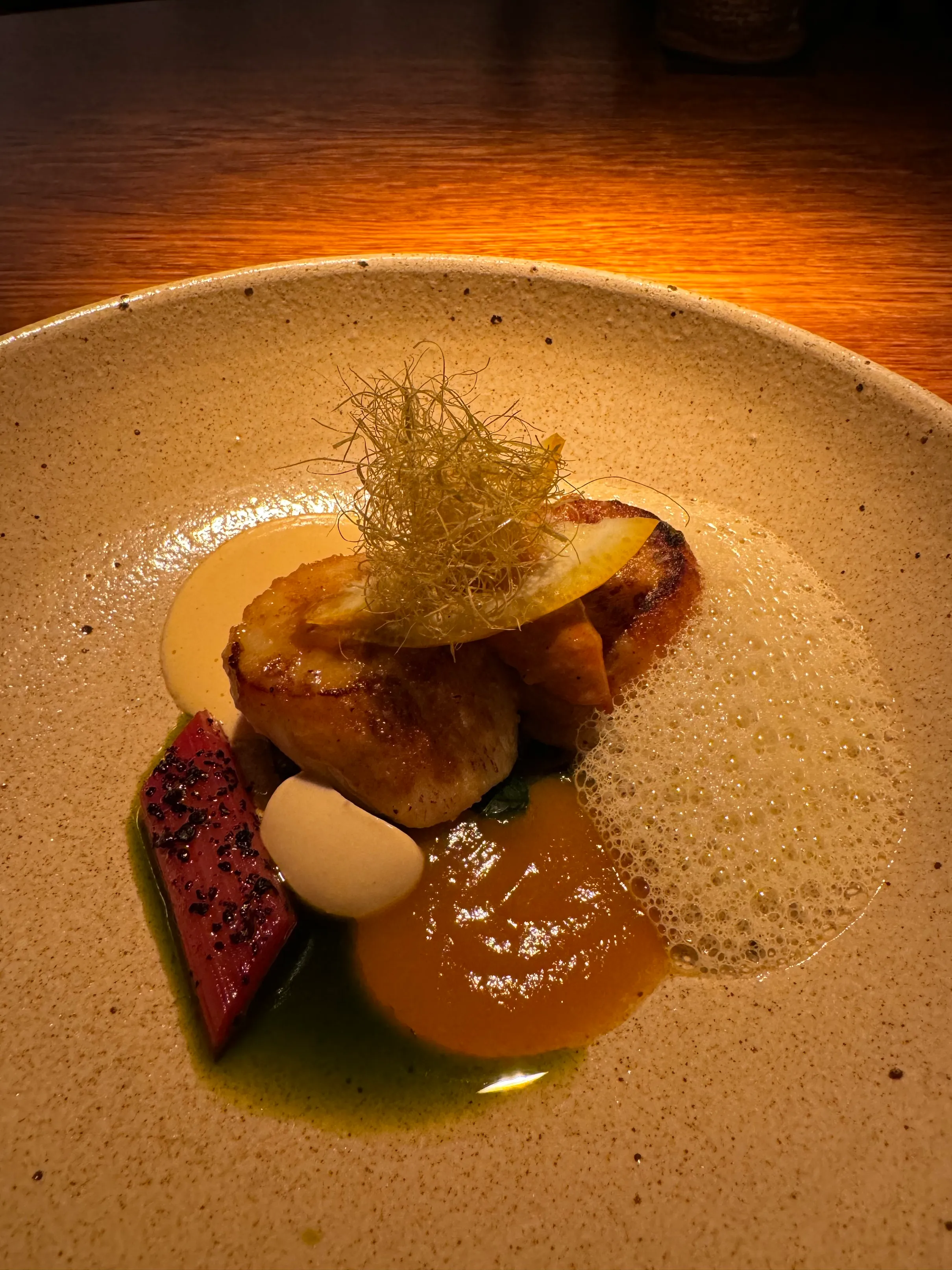 Scallops with Marsala and Kombu